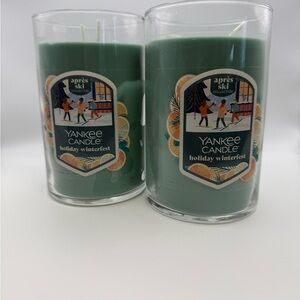 2 Yankee Candle Après Ski Collection holiday winterfest Scent